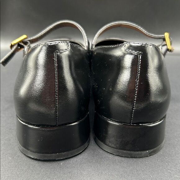 Kurt Geiger Eagle Head Black Mary Jane Pumps Size 39 US 8.5 - Picture 6 of 11